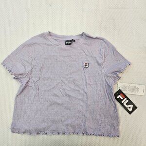 NWT Fila Women's Cropped Smock Style Top in XL